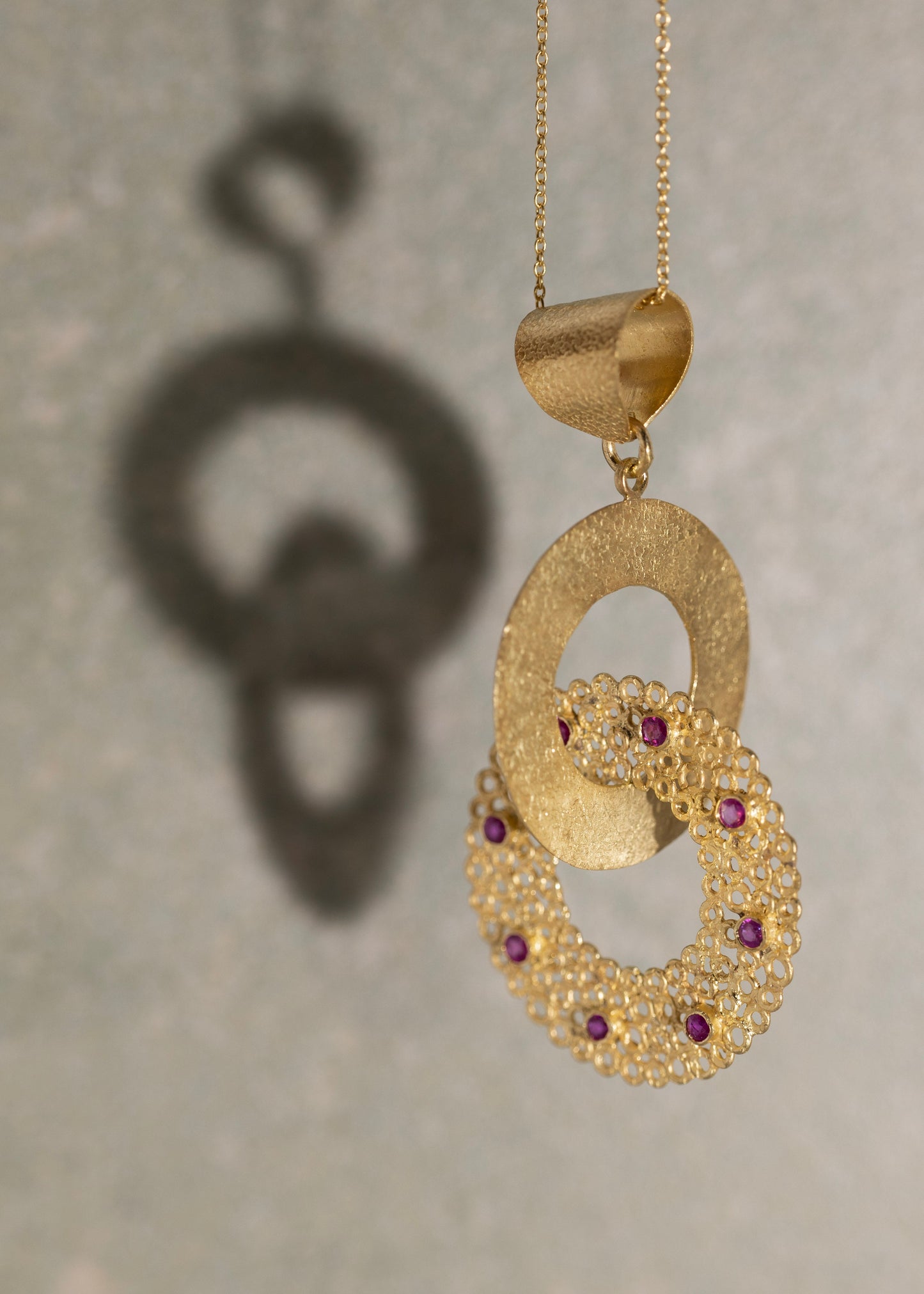 Hawa Infinity Ruby Pendant