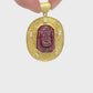 Ganesh Ruby Diamond Pendant