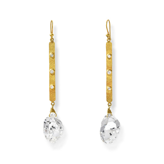 Herkimer Diamond Earrings