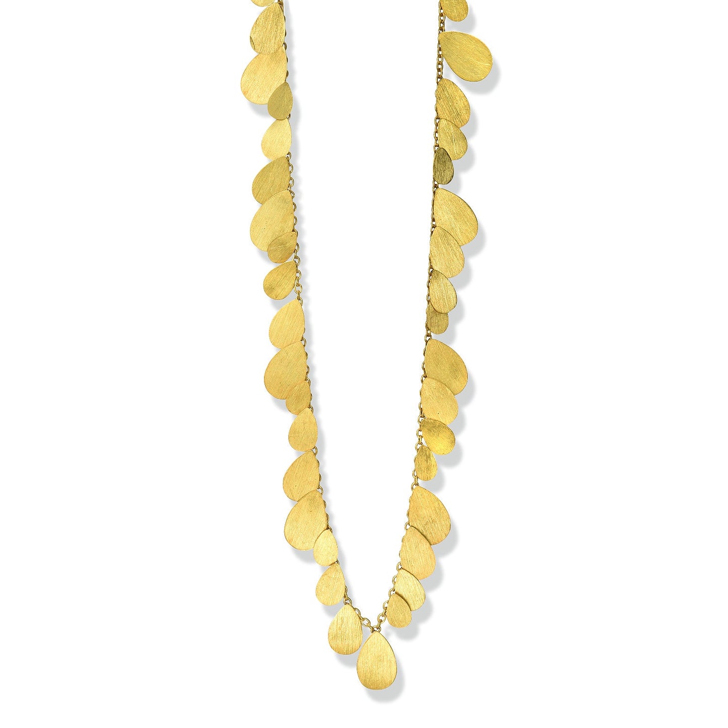 Delicate Gold Leaves Mala