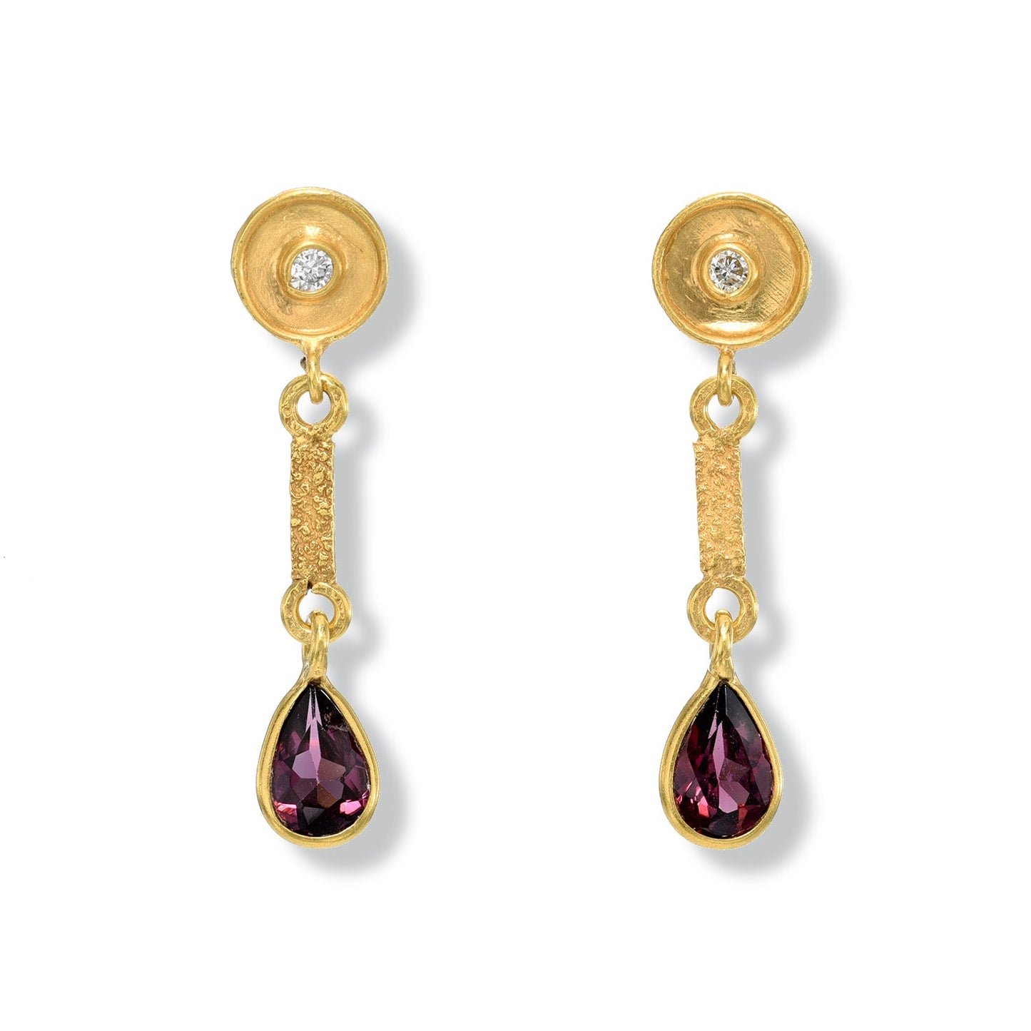Nu Leaves Peardrop Earrings