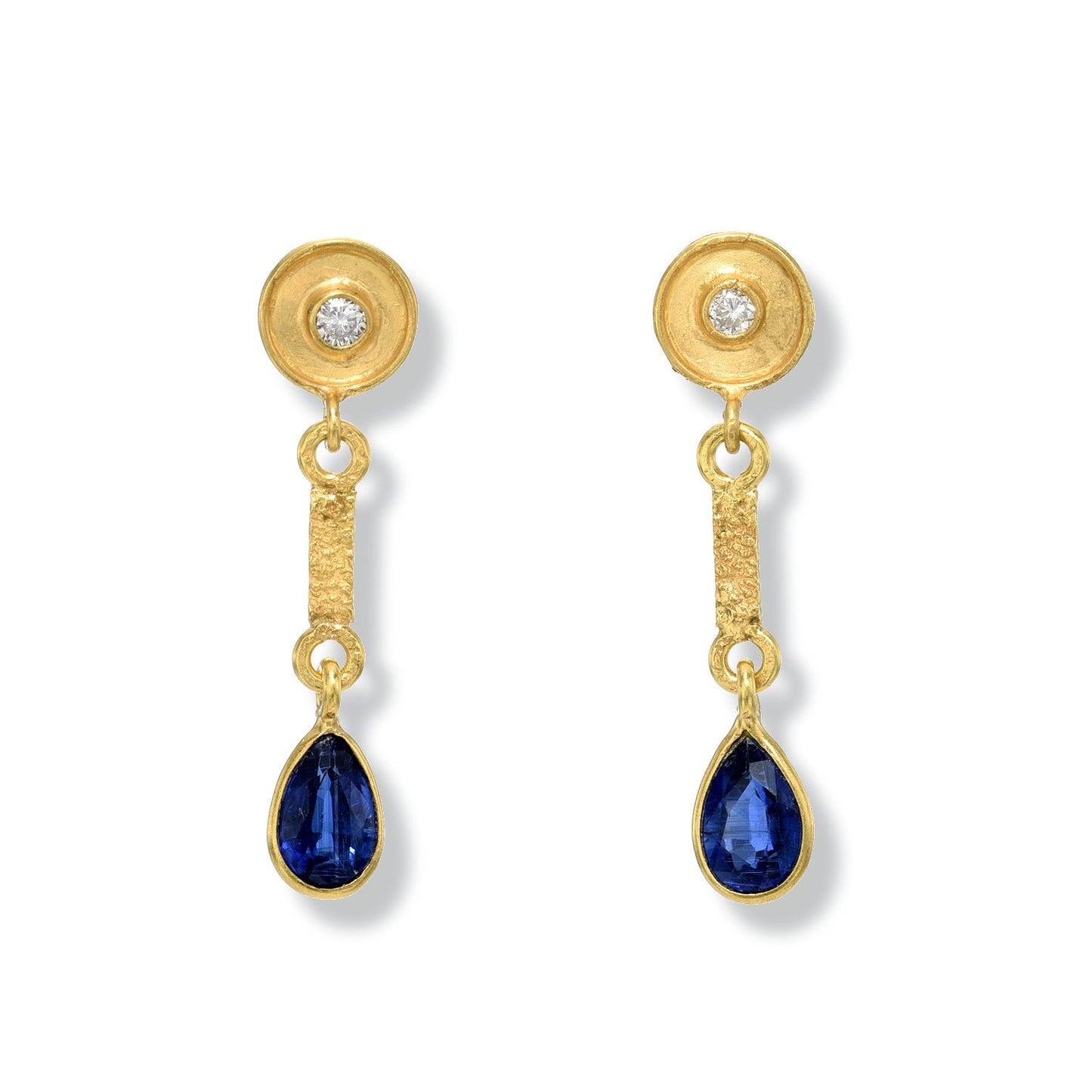 Nu Leaves Peardrop Earrings