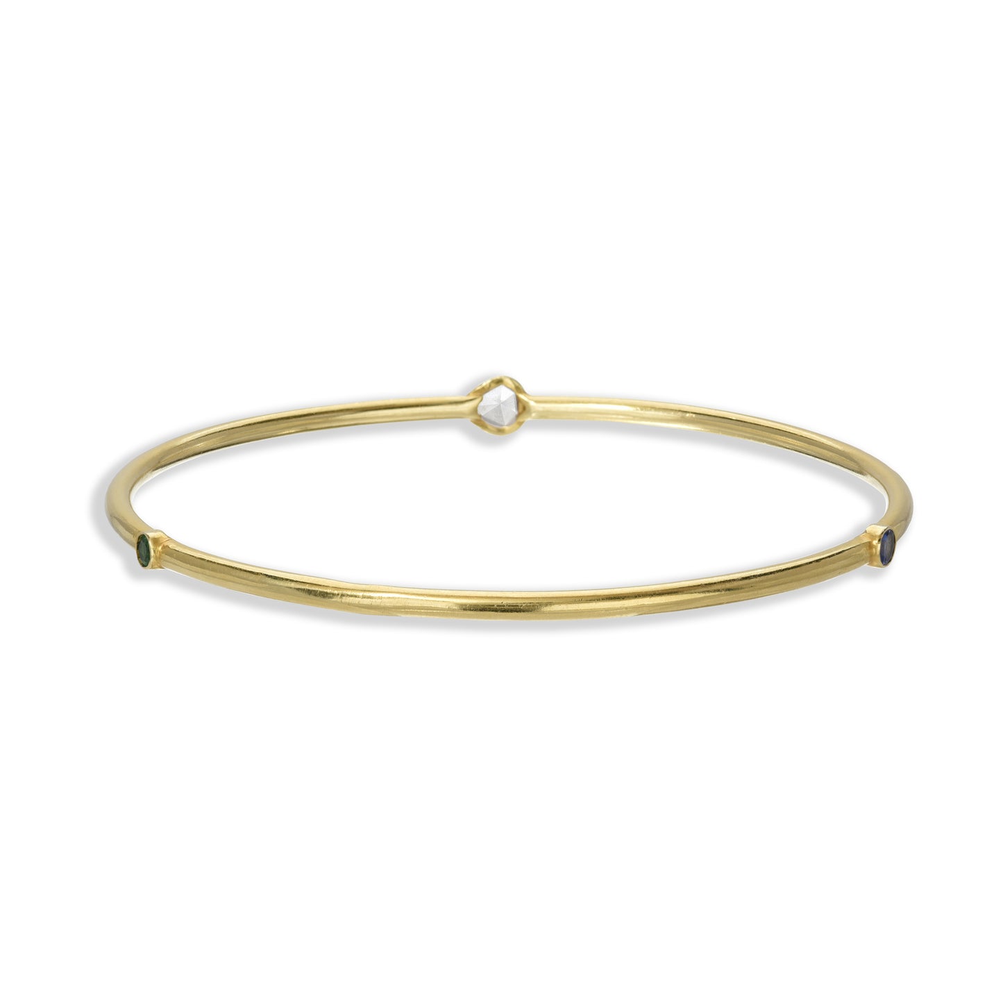 Diamond & Sapphire Bangle