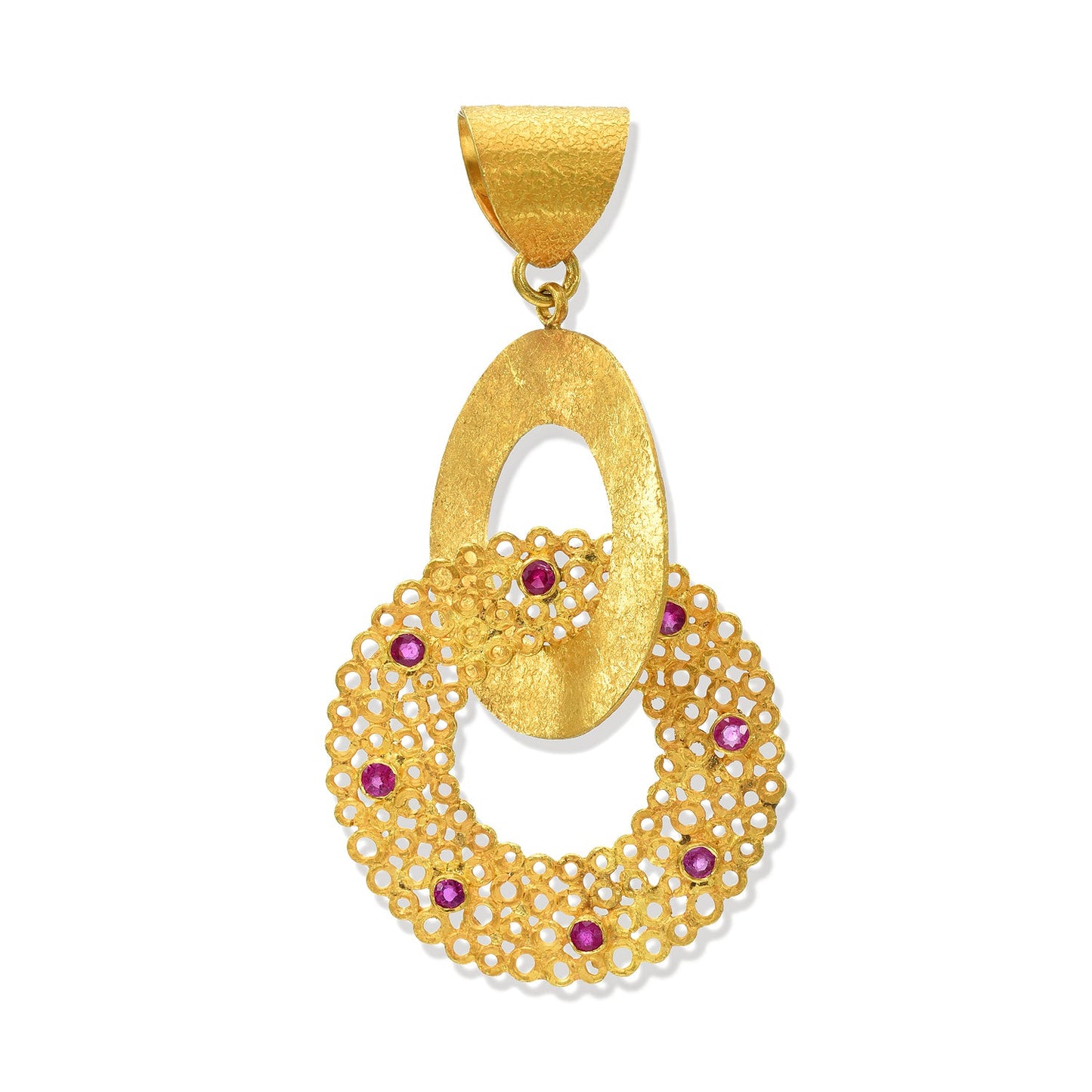 Hawa Infinity Ruby Pendant