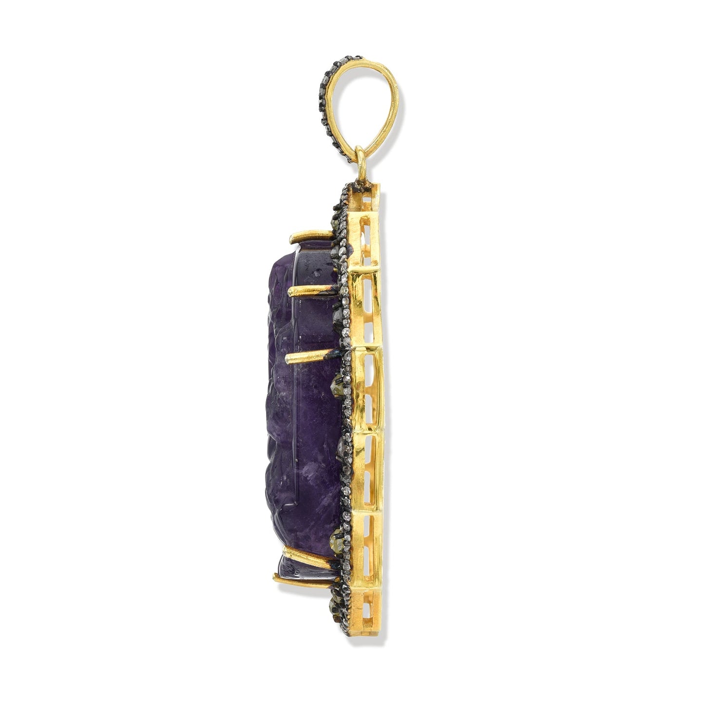 Amethyst Ganesh Pendant
