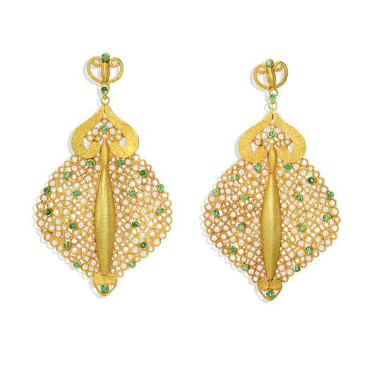 Hawa Tsavorite Earrings