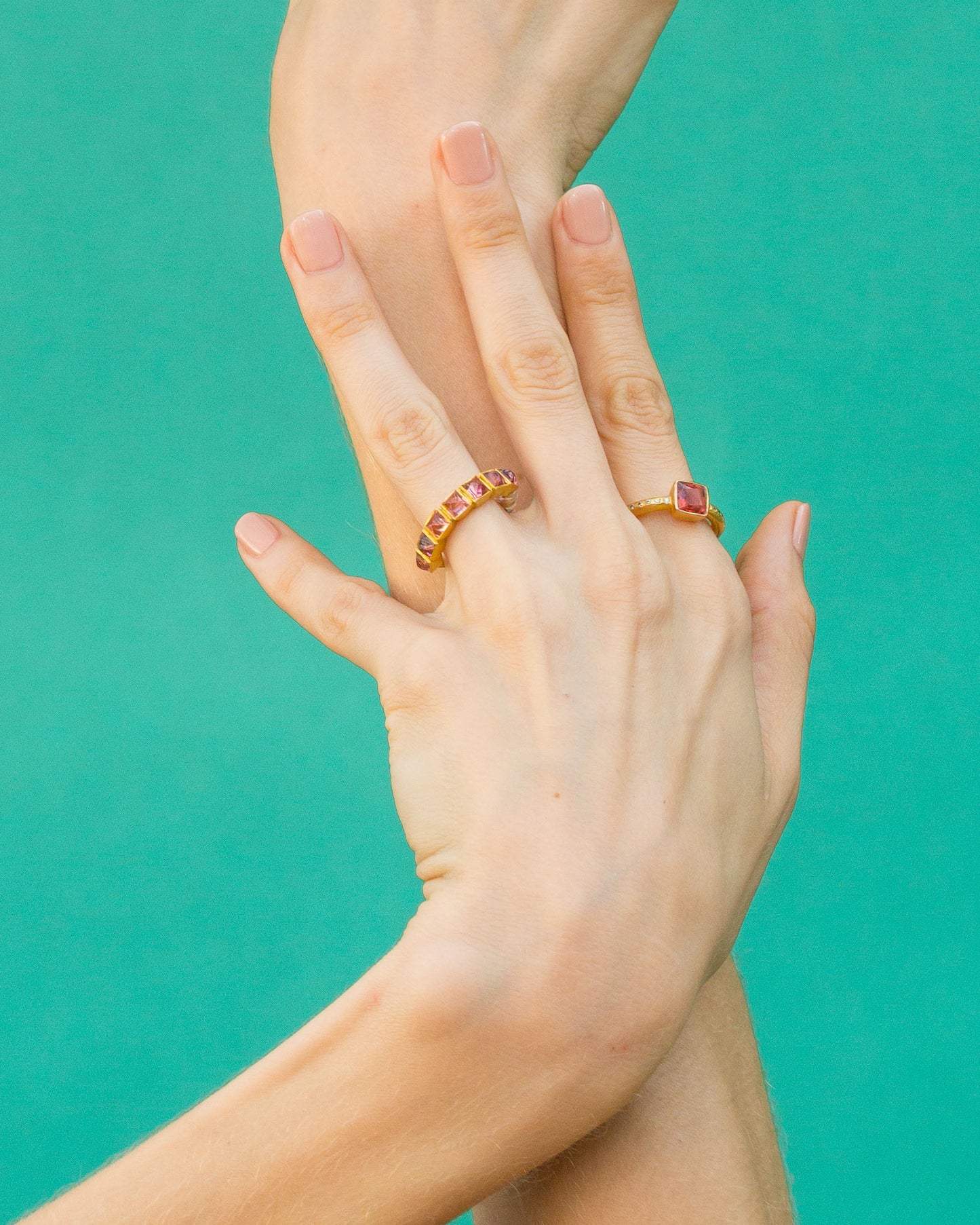 Pink Tourmaline Ring