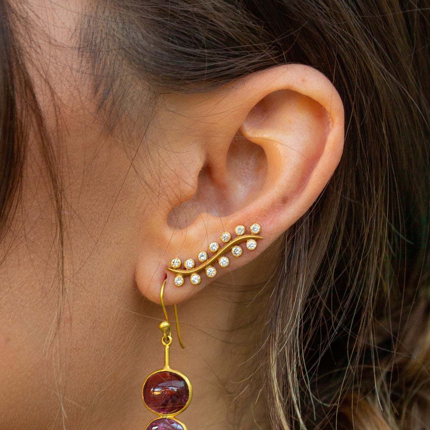 Diamond Ear Climbers