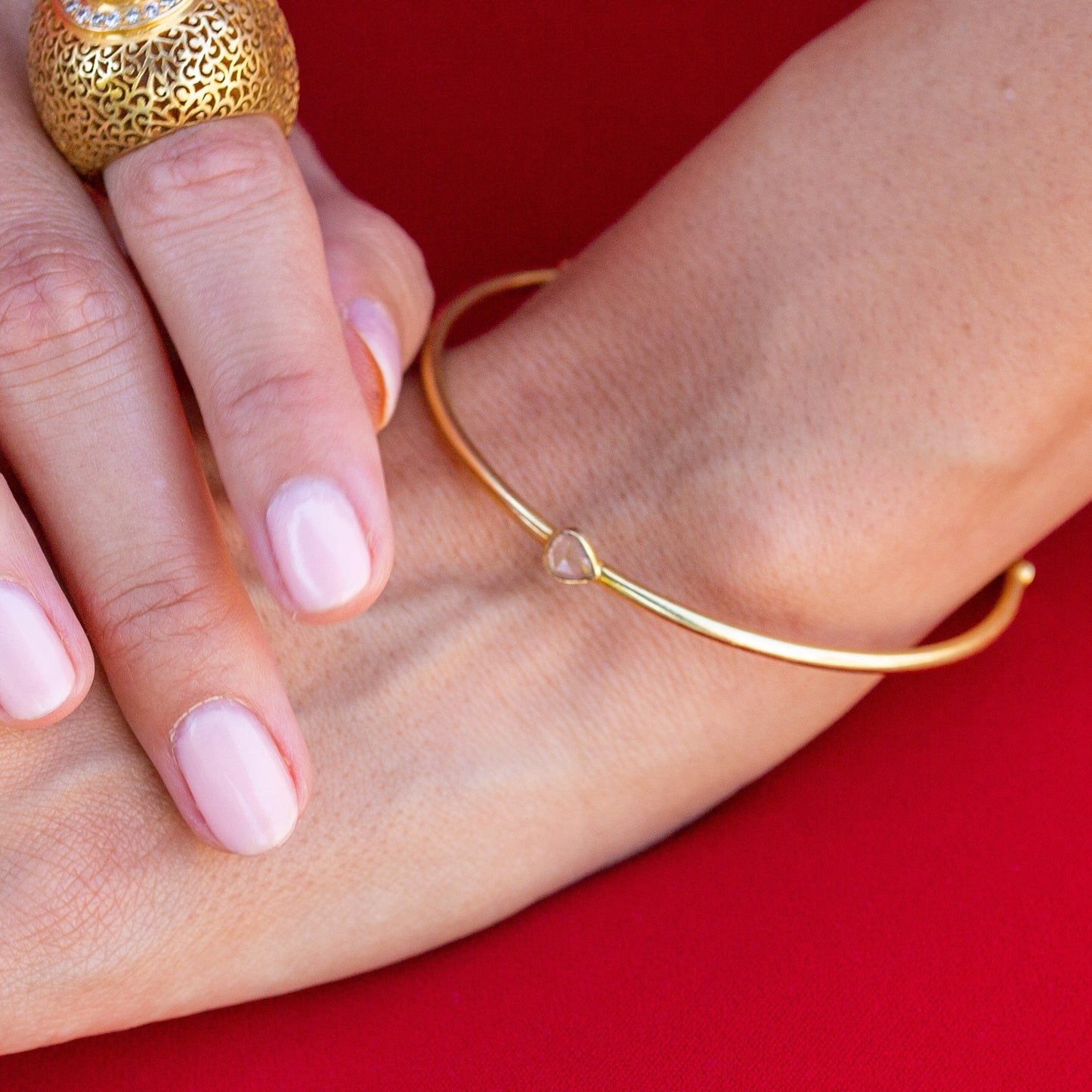 Diamond & Sapphire Bangle
