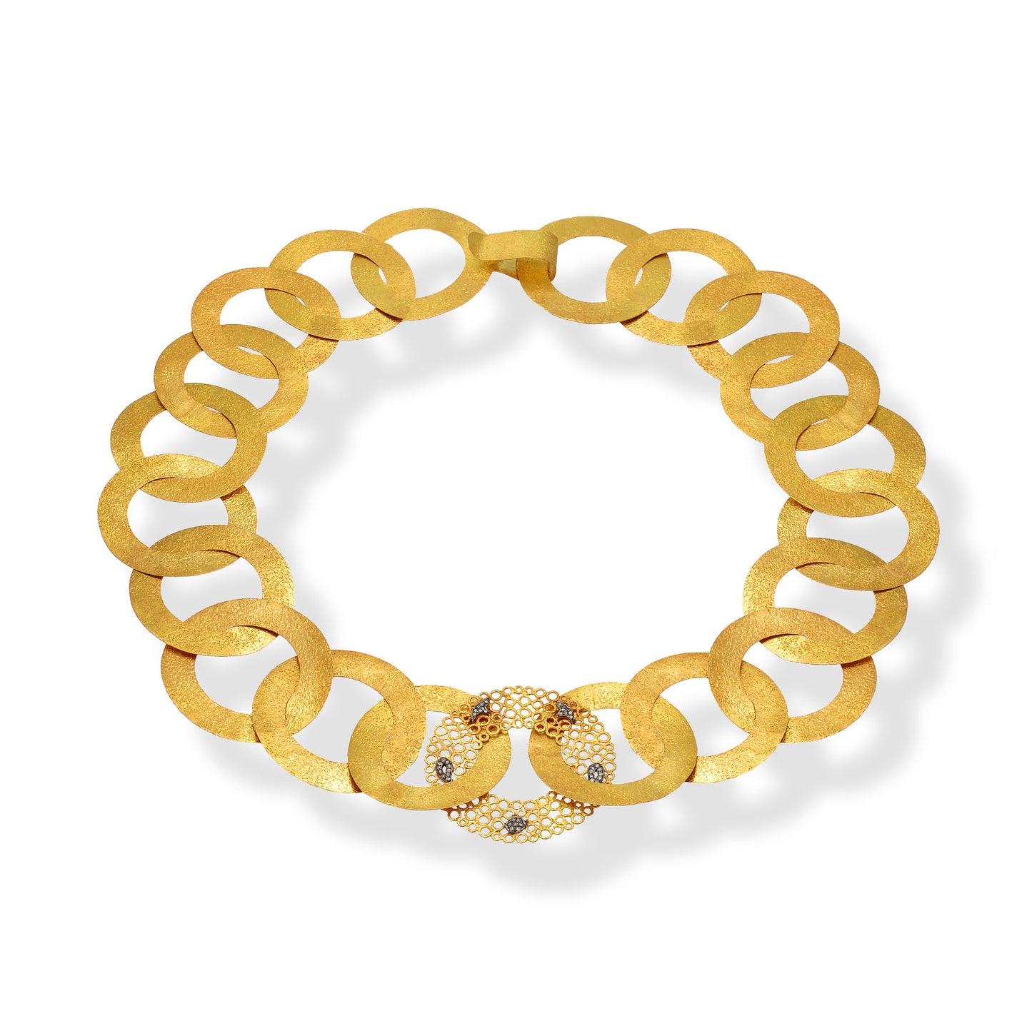 Hawa Gold Disc Necklace
