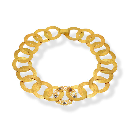 Hawa Gold Disc Necklace