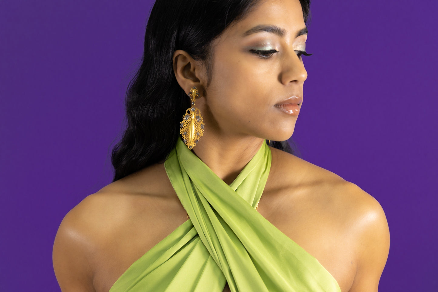 Hawa Leaf Earrings
