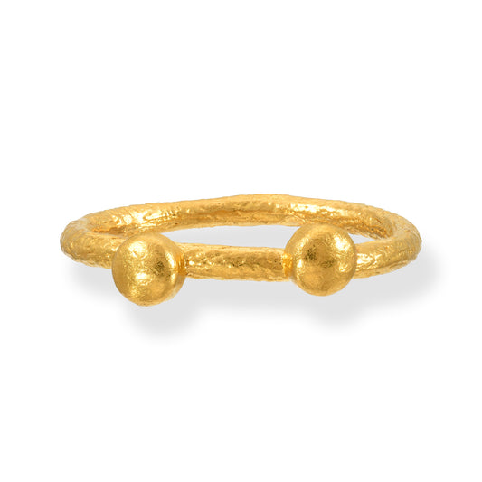 Gold Ball Ring