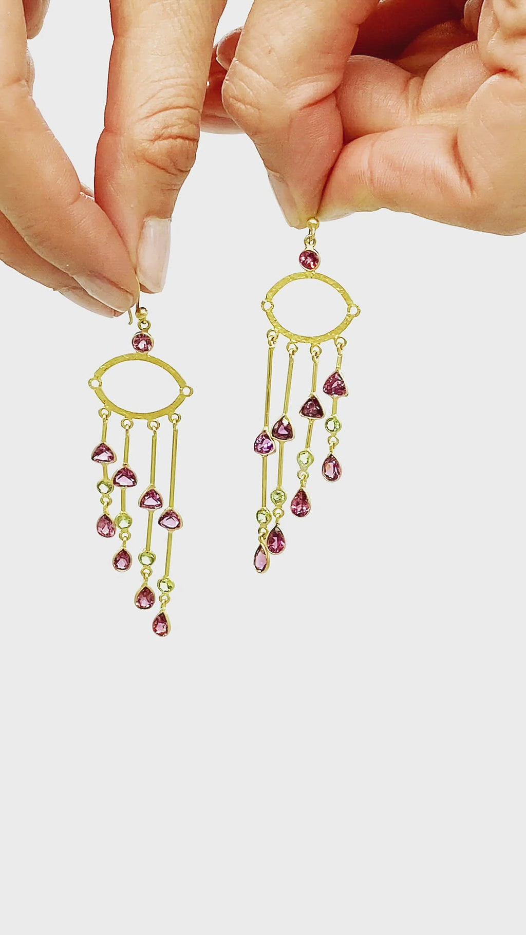 Tourmaline Rain Earrings