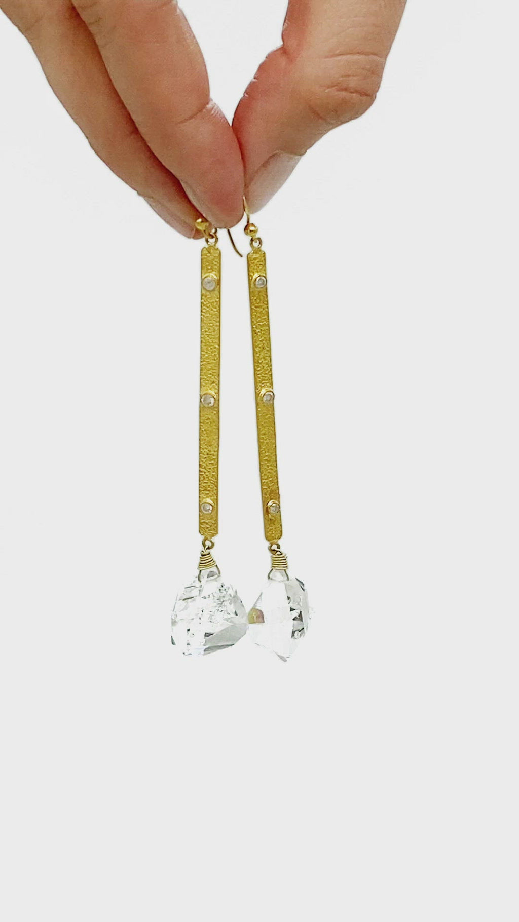 Herkimer Diamond Earrings