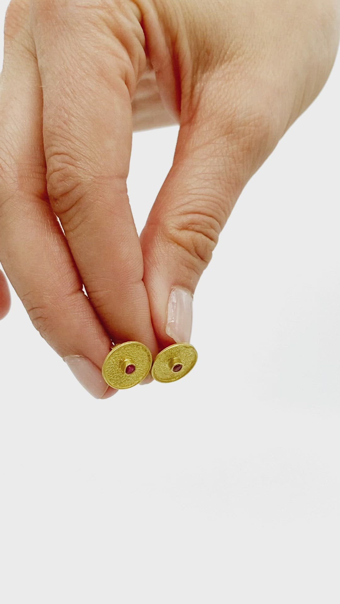Ruby Stud Earrings