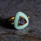 Turquoise Pyramind Ring