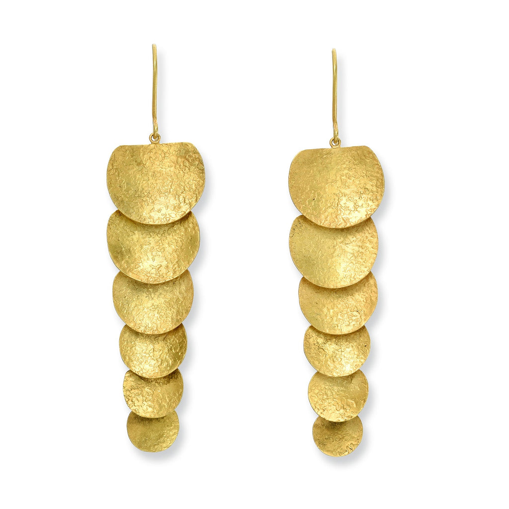 Delicate Gold Leaves Earrings