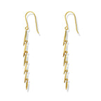 Delicate Gold Leaves Earrings