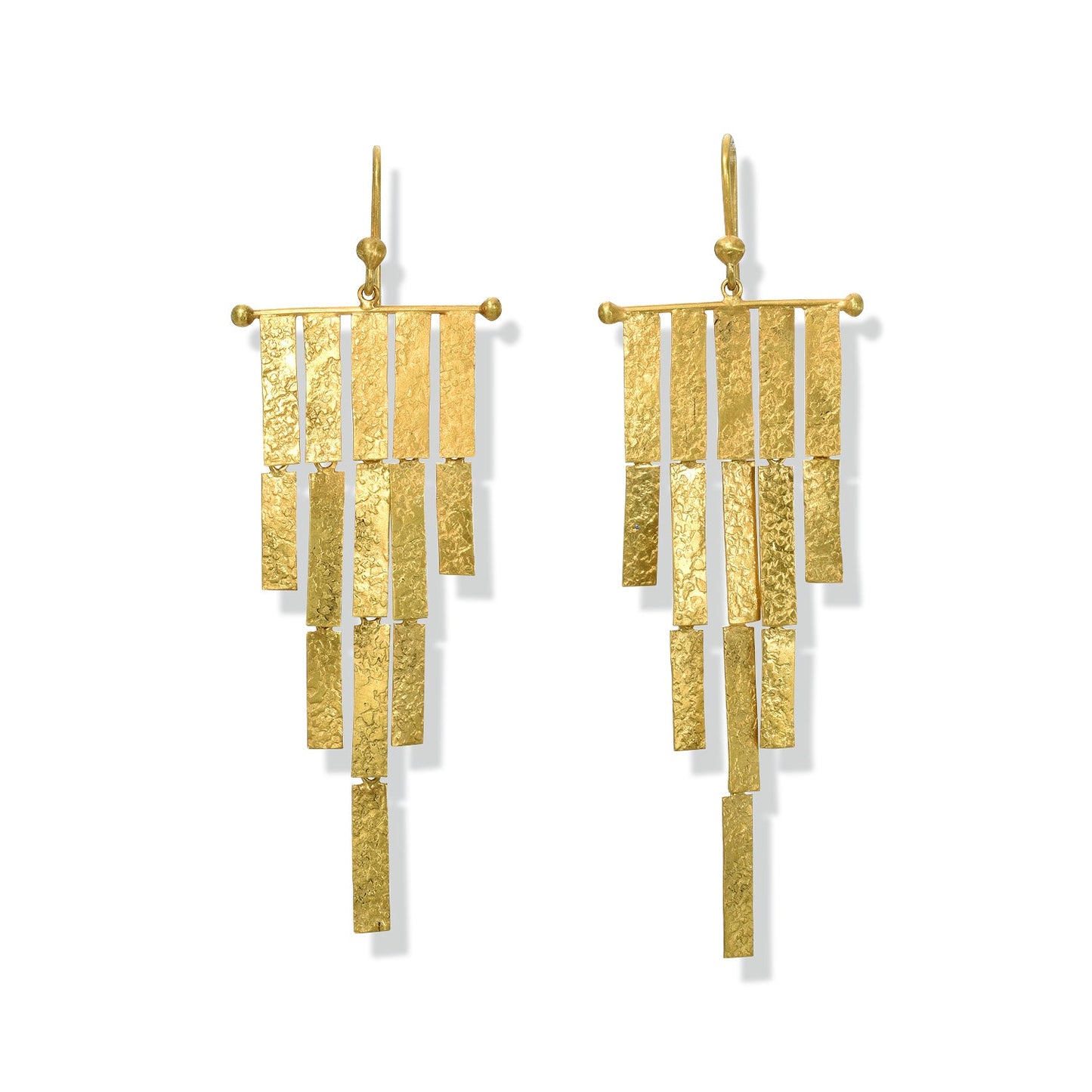 Dancing Gold Nu Leaves Earrings