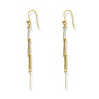 Dancing Gold Nu Leaves Earrings