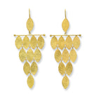 Classic Textured Nu Leaves Earrings