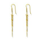 Classic Textured Nu Leaves Earrings