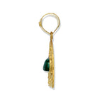 Emerald Window Cabochon Pendant