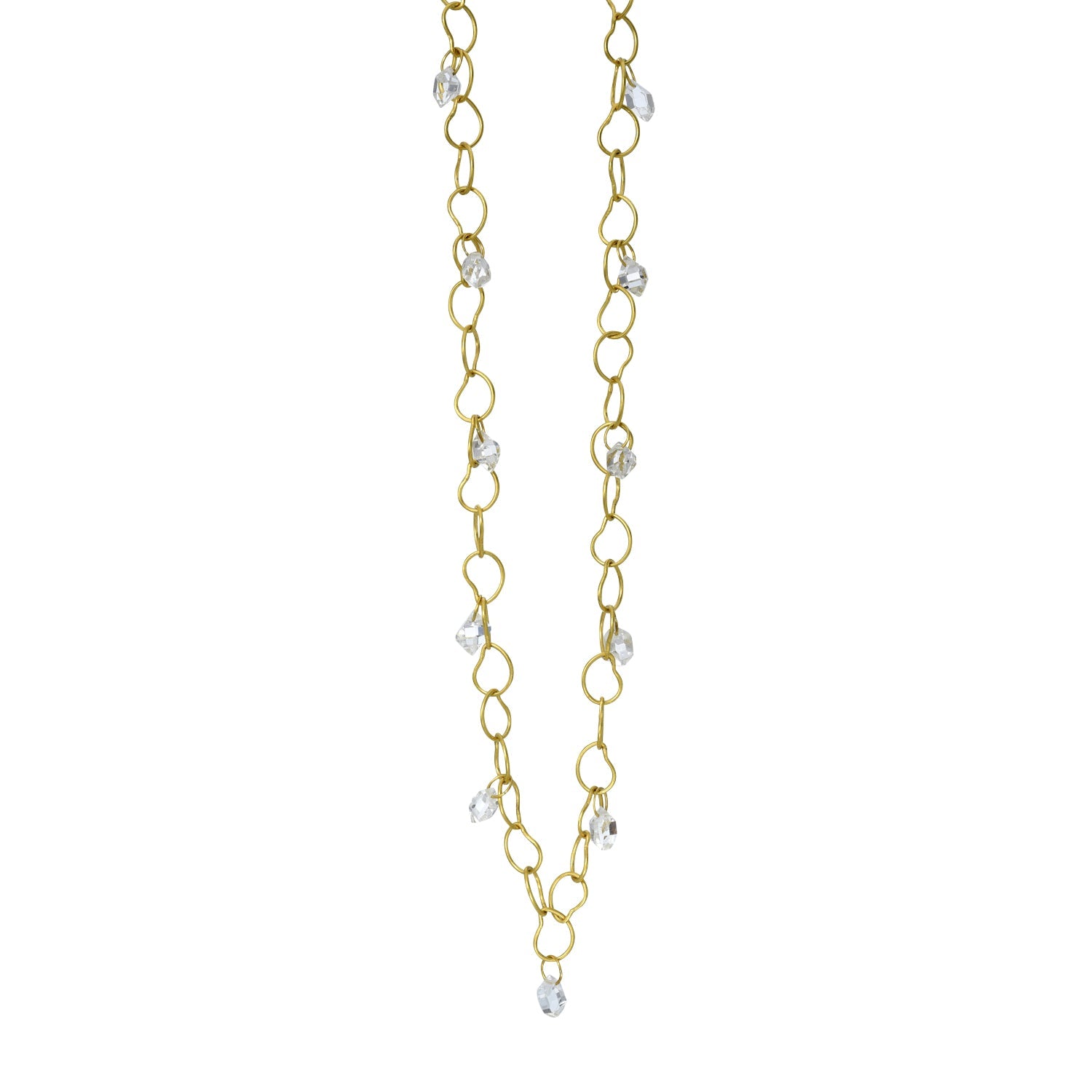 Sparkling Herkimer Mango Chain