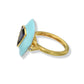 Turquoise Pyramind Ring