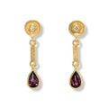 Nu Leaves Peardrop Earrings