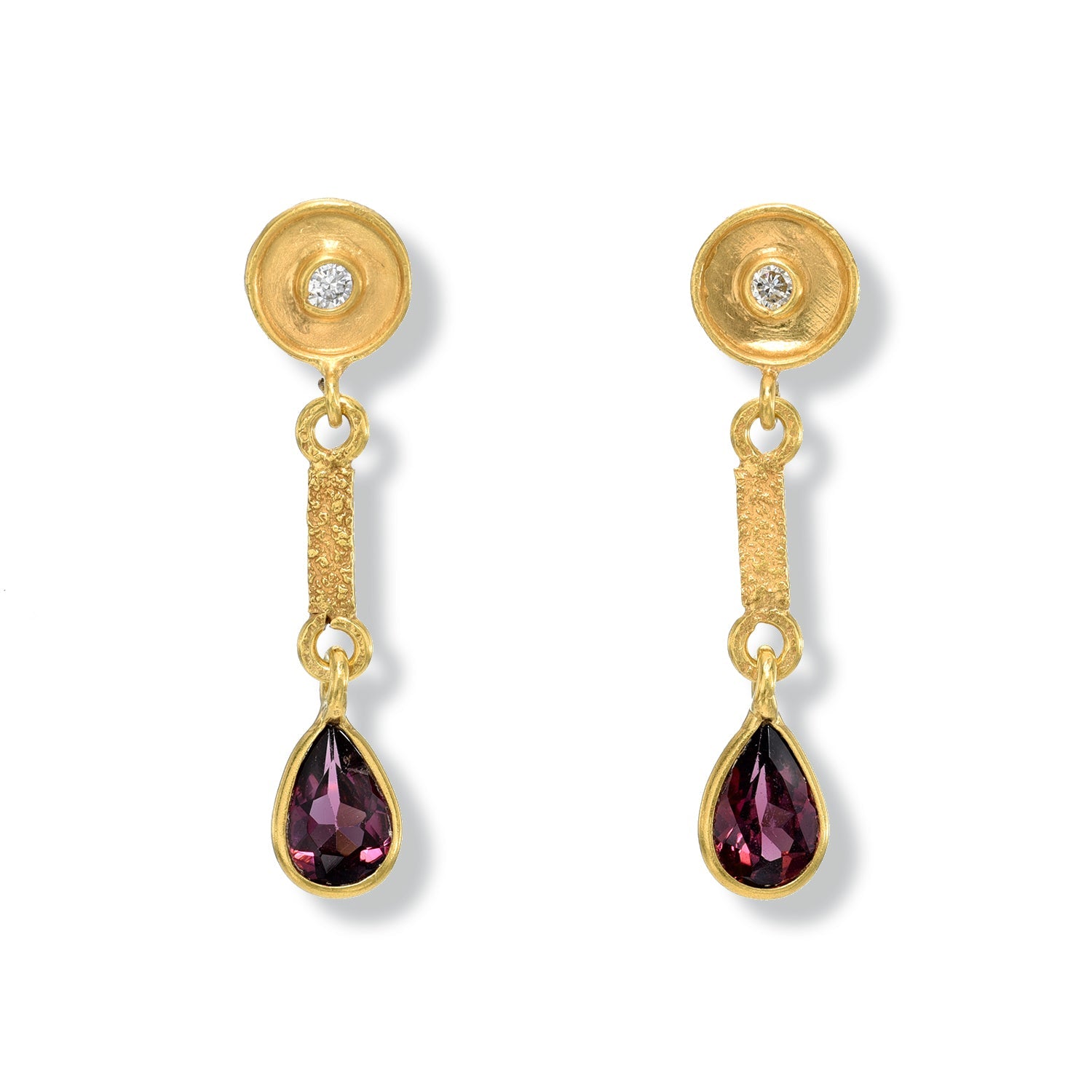 Nu Leaves Peardrop Earrings