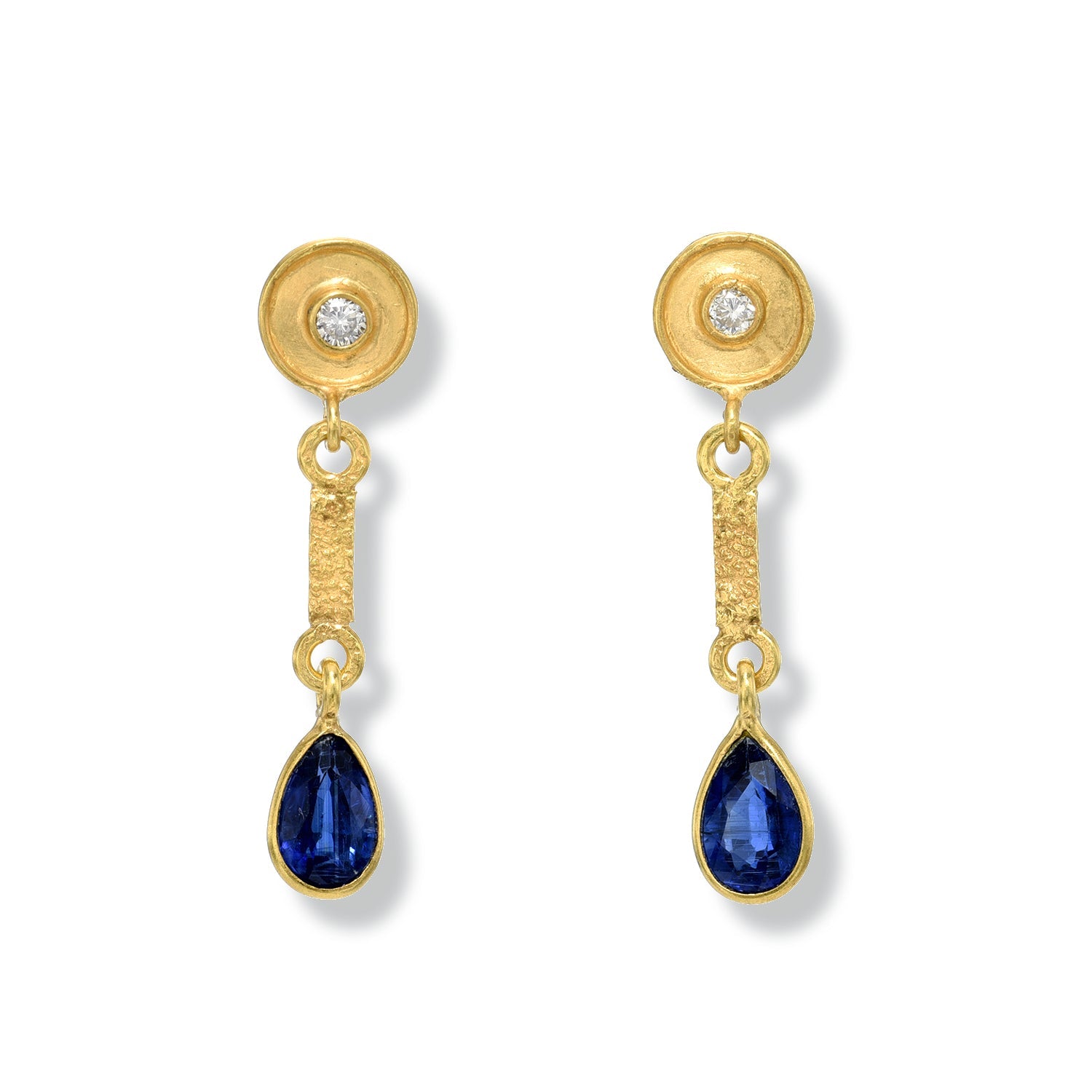 Nu Leaves Peardrop Earrings