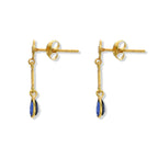 Nu Leaves Peardrop Earrings