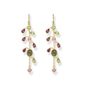 Tourmaline Holiday Drop Earrings