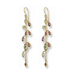 Tourmaline Holiday Drop Earrings