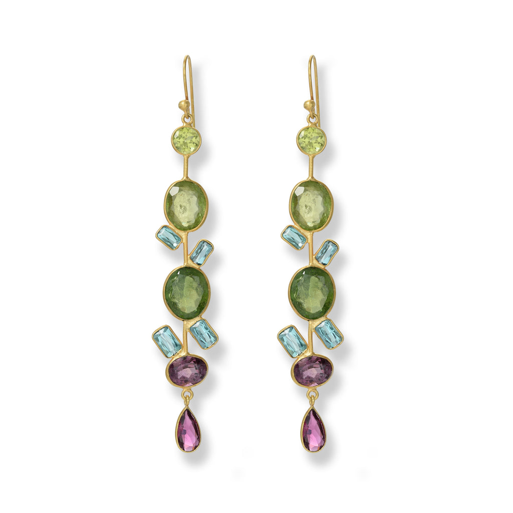 Tourmaline Party Earrings