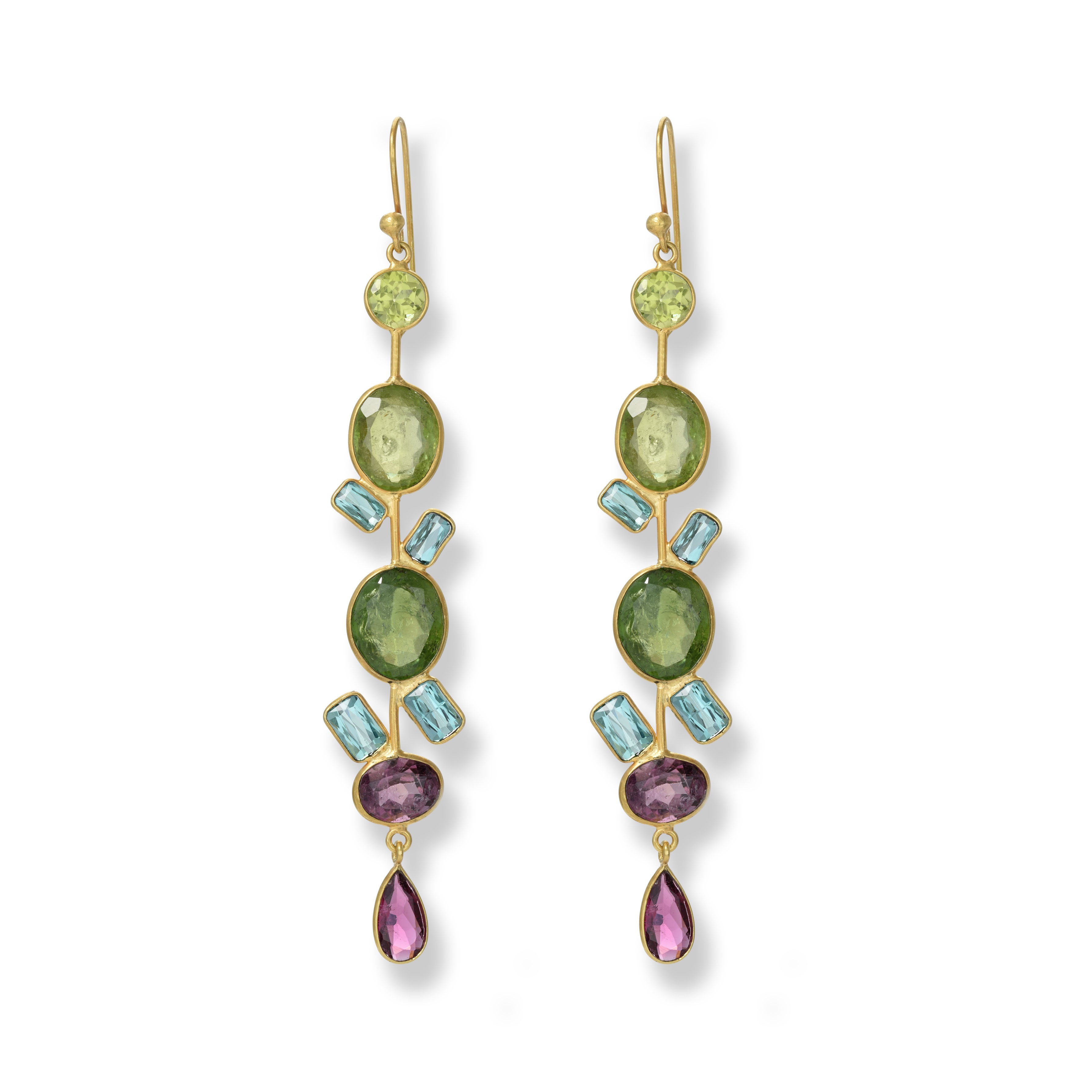 Tourmaline Party Earrings