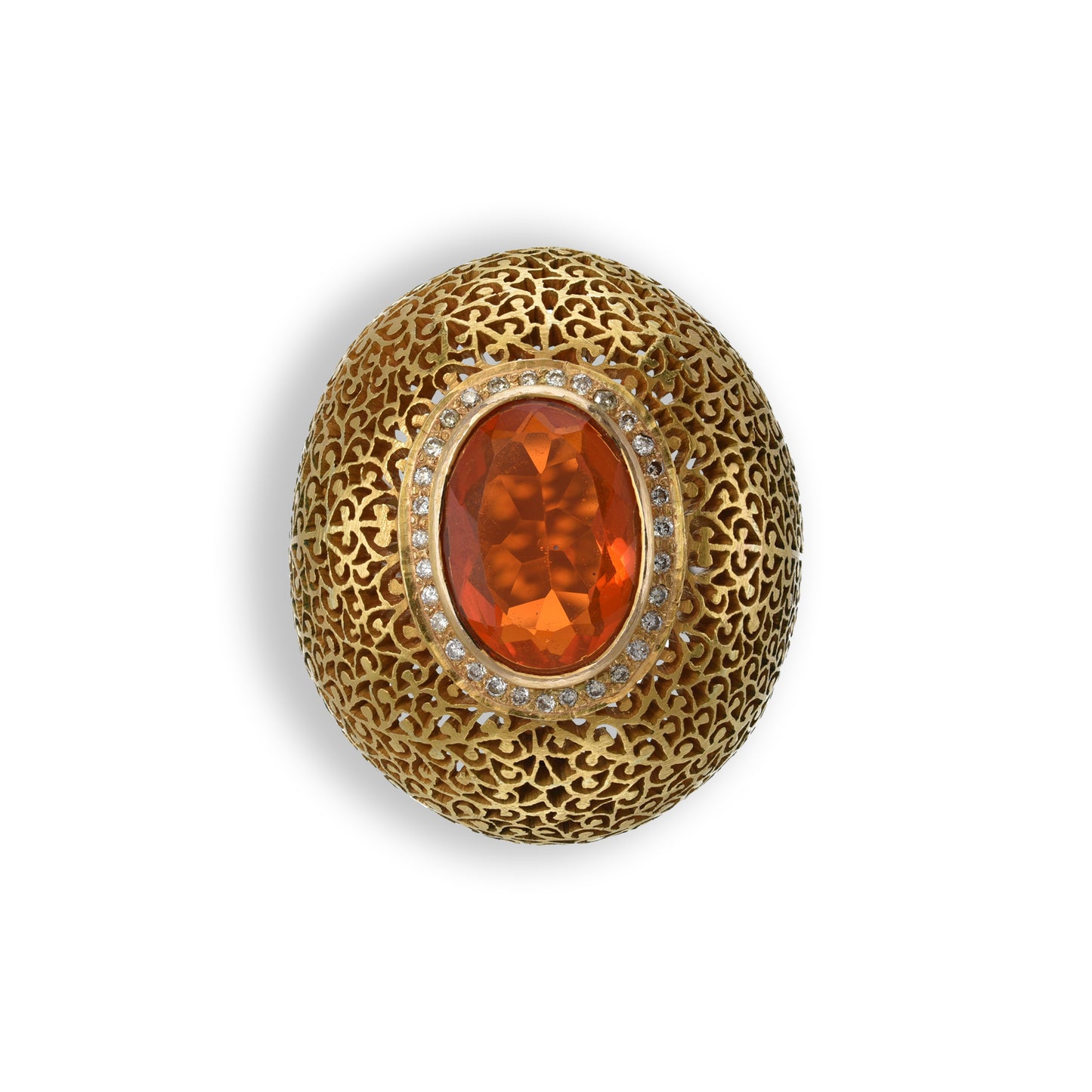 Fire Opal Ring