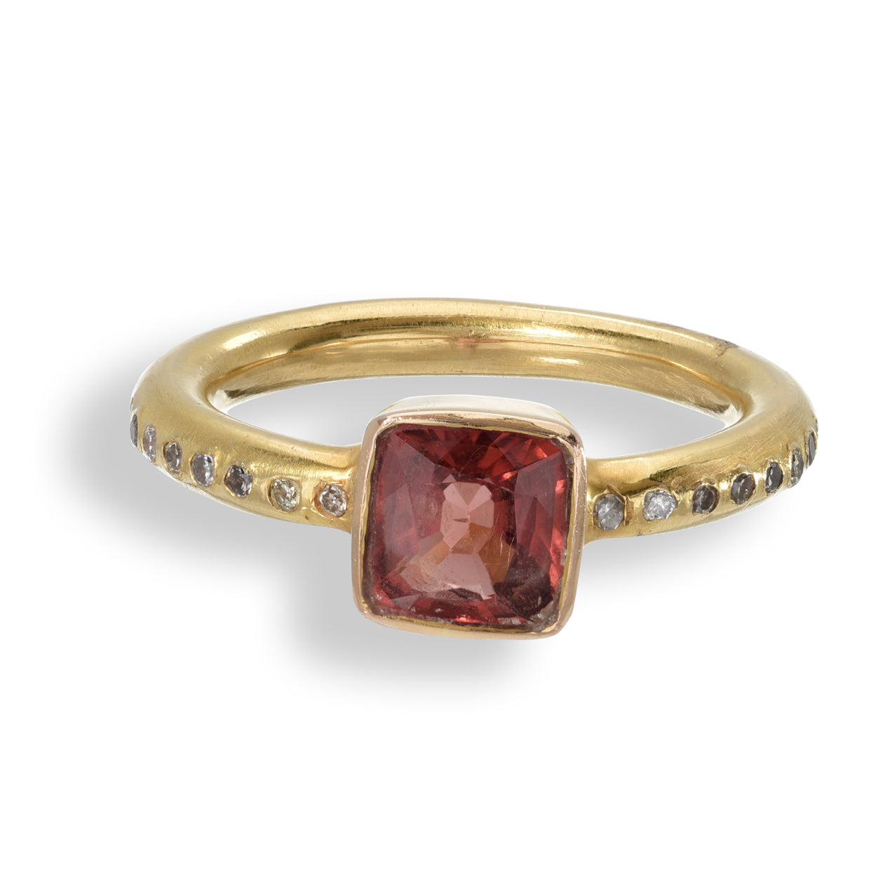 Tourmaline & Diamond Ring