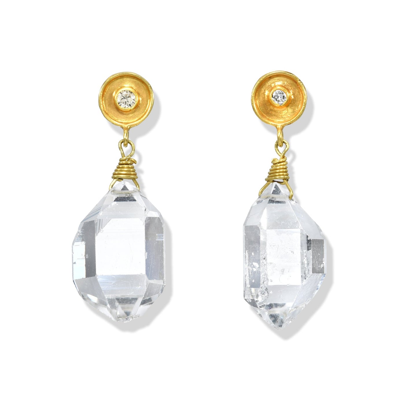 Herkimer Diamond Drop Earrings