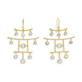 Aqua Pagoda Earrings