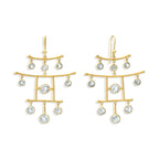 Aqua Pagoda Earrings