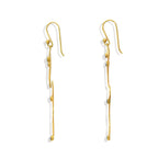 Sapphire Squiggly Earrings
