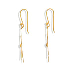 Sapphire Flower Earrings