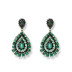 Emerald & Diamond Earrings