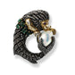 Lion Mermaid Diamond Pendant / Brooch