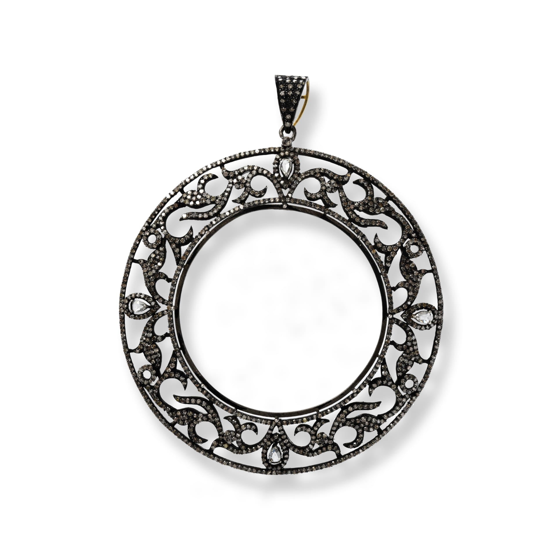 Diamond Vip Protection Circle of Protection Pendant in Diamonds – JS Noor