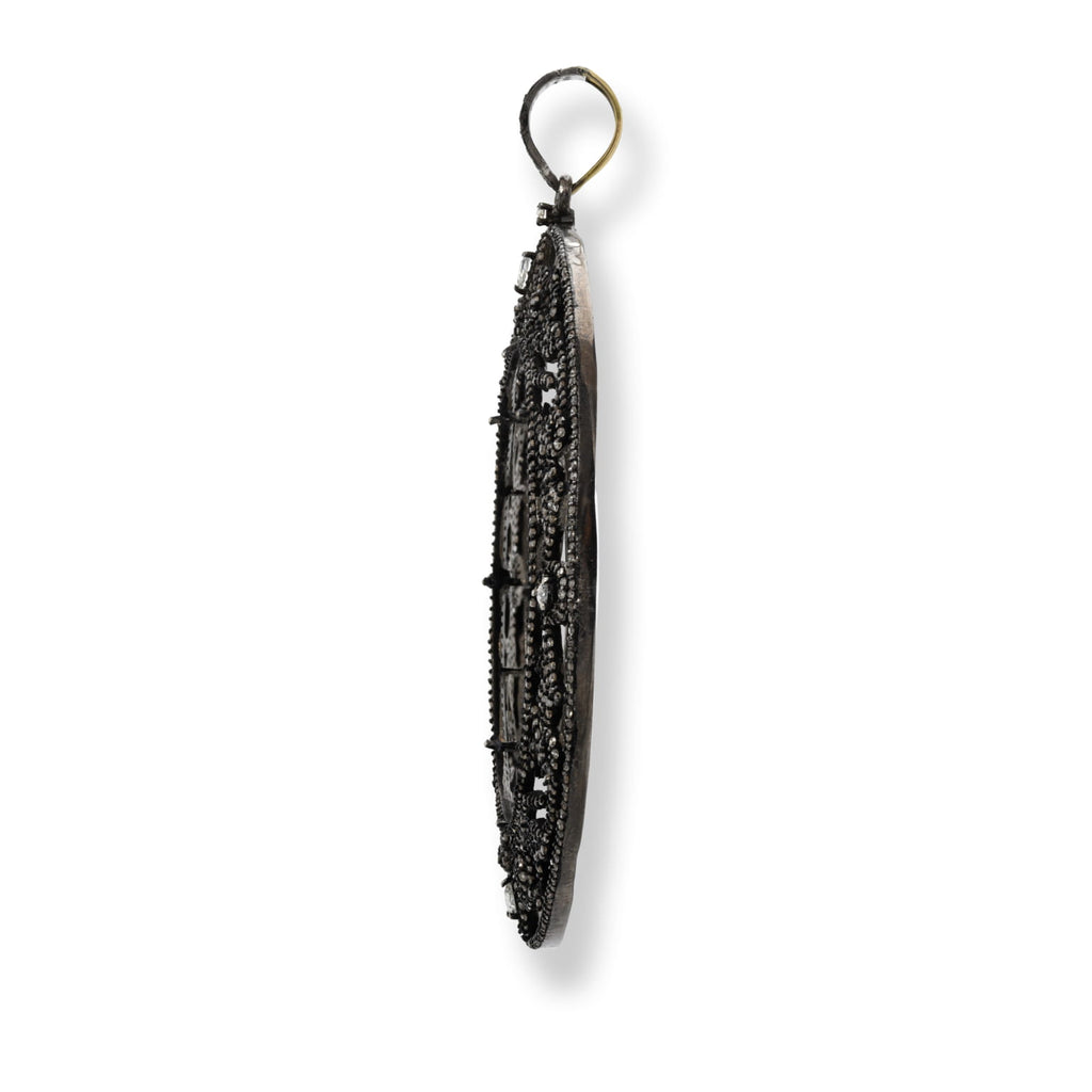Circle of Protection Pendant in Diamonds