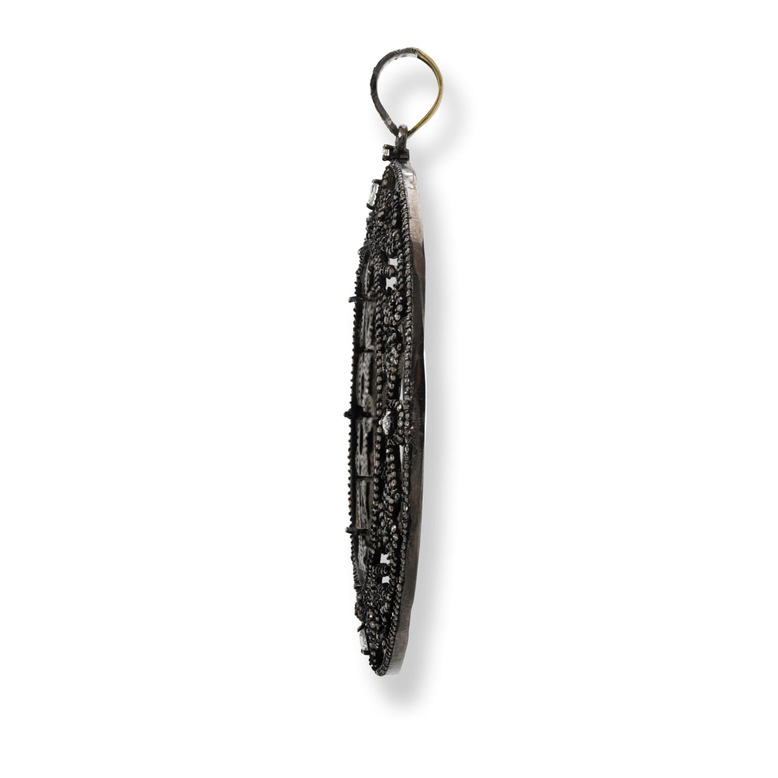 Circle of Protection Pendant in Diamonds